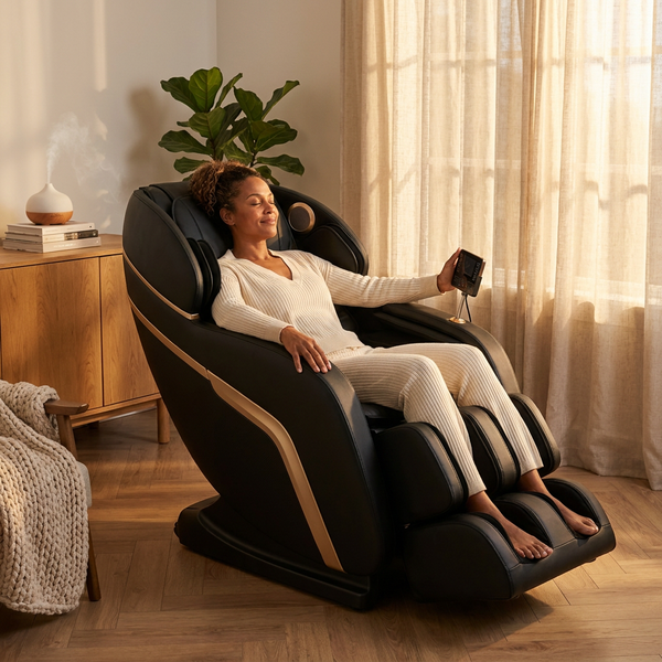 Full Body Massage Chair Designed for Complete Relaxation, 4D Technology, Zero Gravity, Heat Therapy, Bluetooth