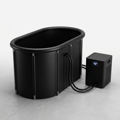 Cold Plunge Chiller Bundle Designed for Home Recovery, 1/3HP Pump, 148 Gallon Tub, Built-In Filter