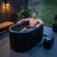 Ice Bath Chiller & Cold Plunge Tub Bundle, 1/3HP Cold Plunge Chiller with Built-In Pump & Filter, 148Gal Insulated Ice Bath Tub for Cold Therapy, Recovery, Muscle Relaxation & Wellness at Home — Lifestyle