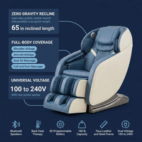 Massage Chair Built for Zero Gravity Relaxation, 3D Programmable Technology, Heat Therapy, Bluetooth Speakers — Results & Stats