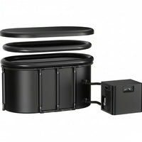 Cold Plunge Chiller Bundle Designed for Home Recovery, 1/3HP Pump, 148 Gallon Tub, Built-In Filter